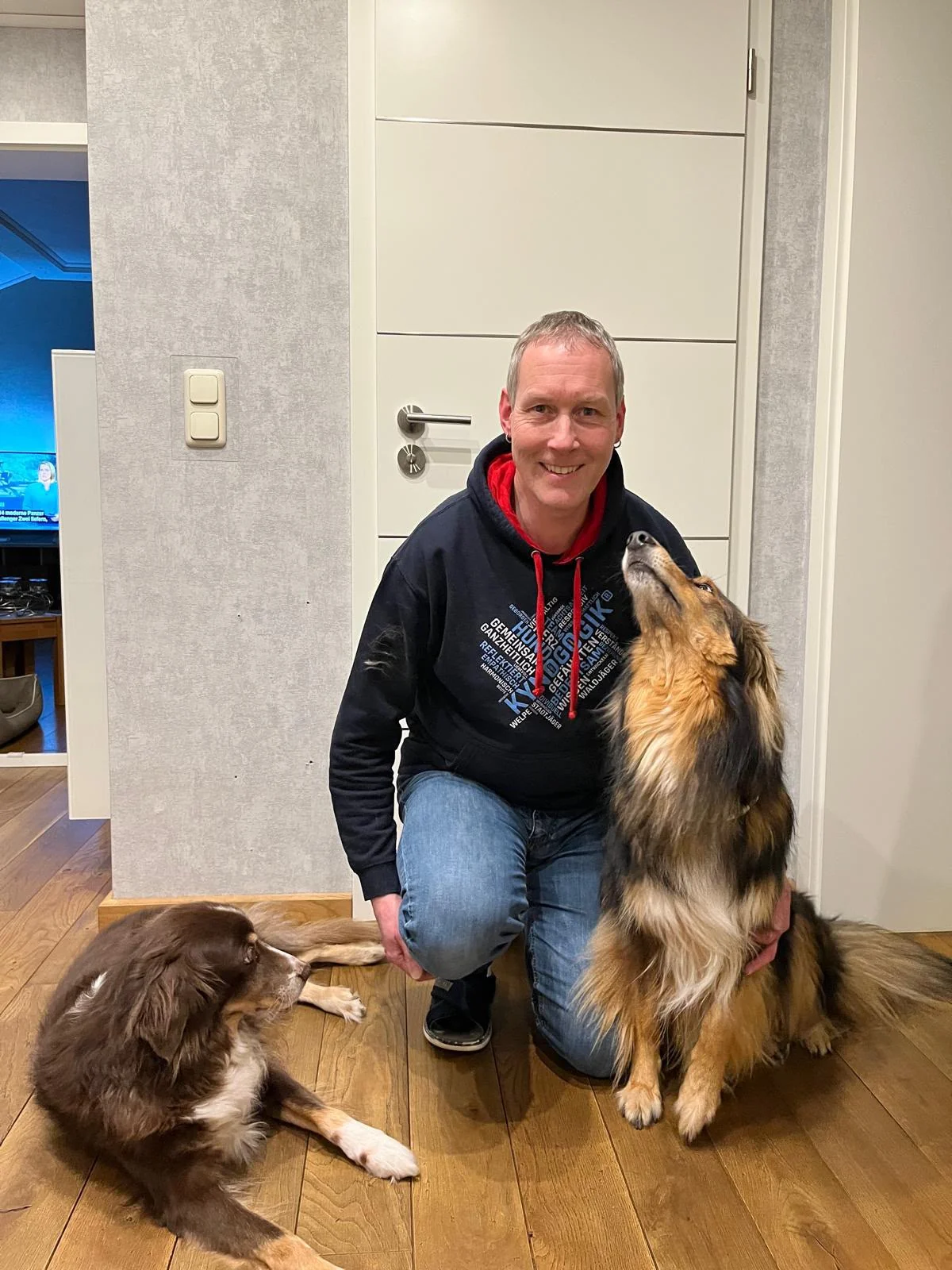 Ralf Blunck mit Hunden